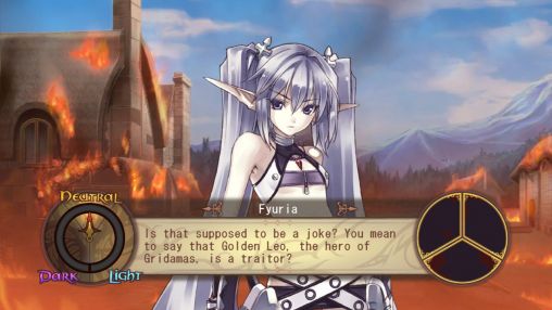 Gameplay of the Record of Agarest war for Android phone or tablet.