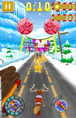 Reindeer rush - Android game screenshots.