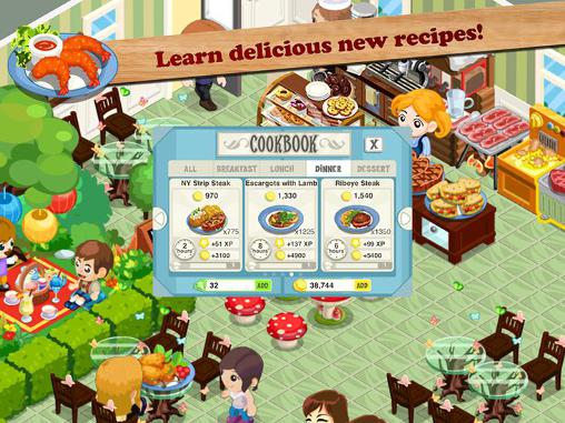 Restaurant story: Hot rod cafe - Android game screenshots.