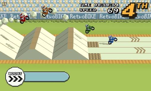 Retro bike - Android game screenshots.