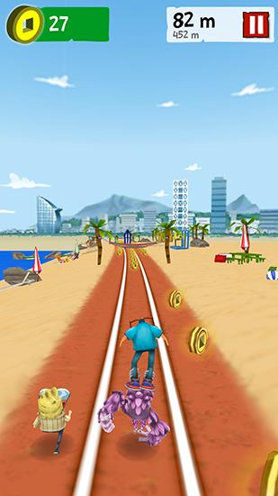 Ridiculous triathlon - Android game screenshots.