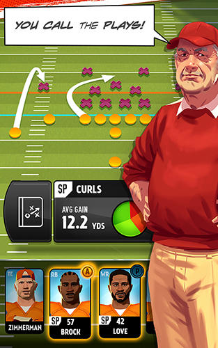 Rival stars: College football - Android game screenshots.