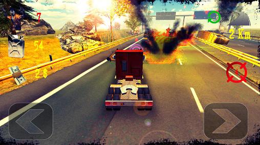 Road fury: Zombies 3D - Android game screenshots.