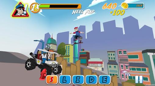 Gameplay of the Rob Dyrdek's wild grinders for Android phone or tablet.