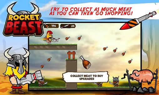 Rocket beast - Android game screenshots.