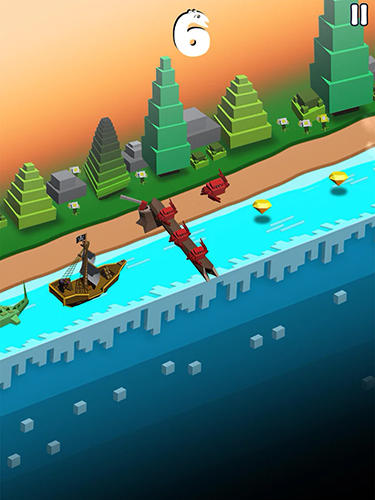 Rolling rapids - Android game screenshots.