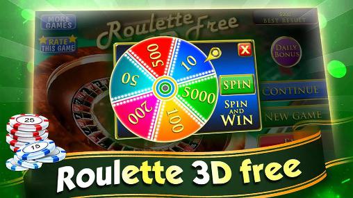 Roulette 3D free - Android game screenshots.