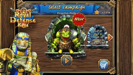 Royal defense saga - Android game screenshots.