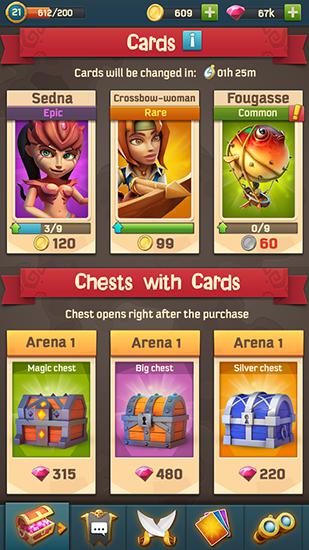 Royal pirates: Pirate card - Android game screenshots.