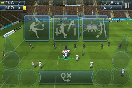 Rugby nations 13 - Android game screenshots.