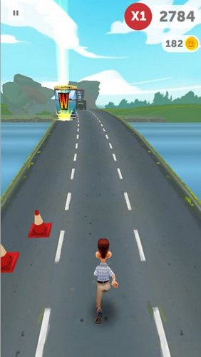 Run Forrest run - Android game screenshots.