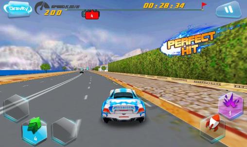 Rush 3D racing - Android game screenshots.