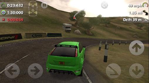 Gameplay of the Rush rally 2 for Android phone or tablet.