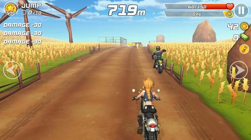 Rush star: Bike adventure - Android game screenshots.