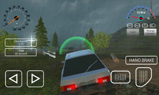 Russian car driver HD - Android game screenshots.