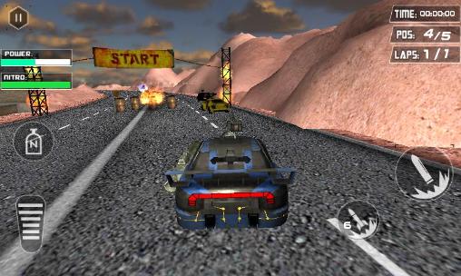 Russian death race 3D: Fever - Android game screenshots.