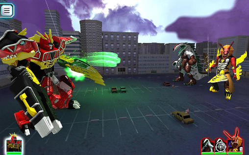 Saban's power rangers: Dino charge. Rumble - Android game screenshots.