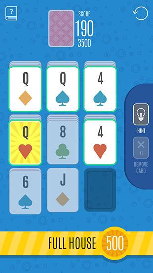 Sage solitaire poker - Android game screenshots.