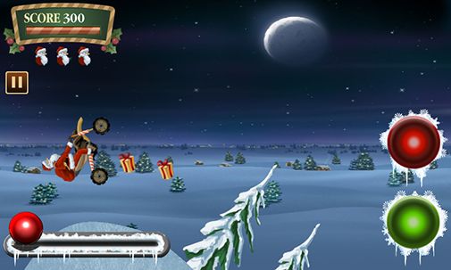 Santa rider - Android game screenshots.