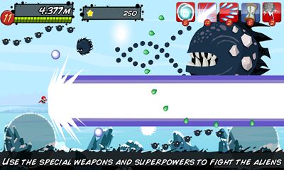 Gameplay of the Save The Earth Monster Alien Shooter for Android phone or tablet.