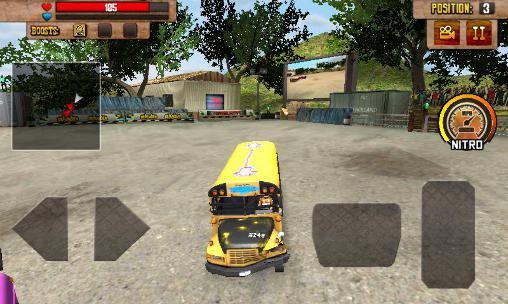 School bus: Demolition derby - Android game screenshots.