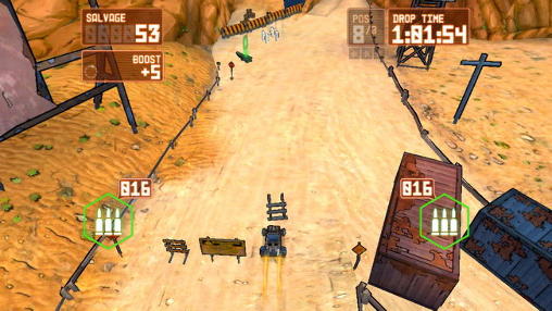 Scorched: Combat racing - Android game screenshots.