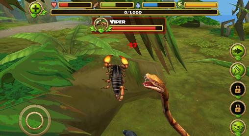 Scorpion simulator - Android game screenshots.