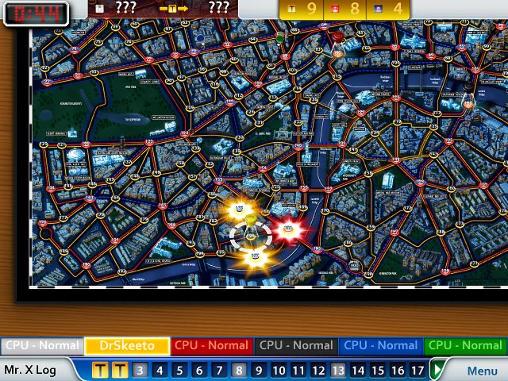 Scotland Yard - Android game screenshots.