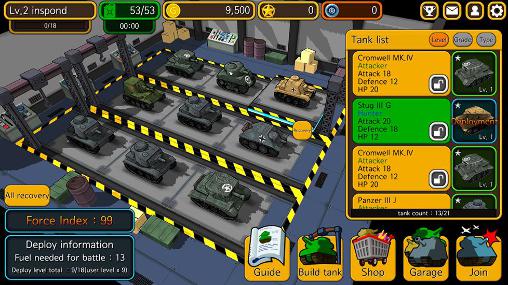 SD tank battle - Android game screenshots.