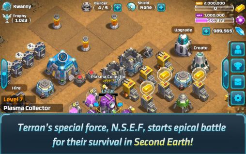 Second Earth - Android game screenshots.