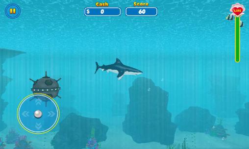 Shark attack simulator 3D - Android game screenshots.