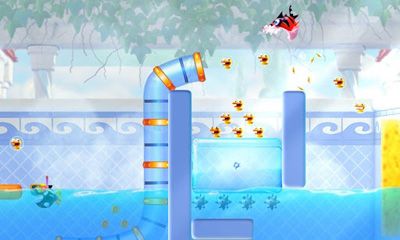 Gameplay of the Shark Dash for Android phone or tablet.