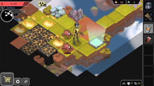 Shattered planet - Android game screenshots.