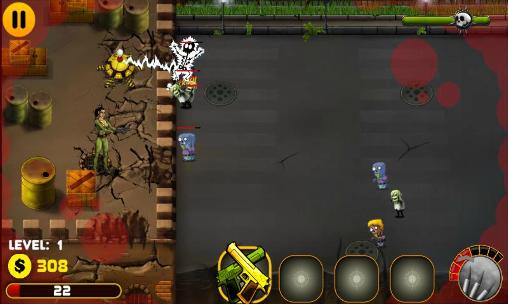 Shoot the zombies - Android game screenshots.