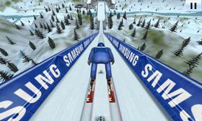 Gameplay of the Ski Jump Giants for Android phone or tablet.