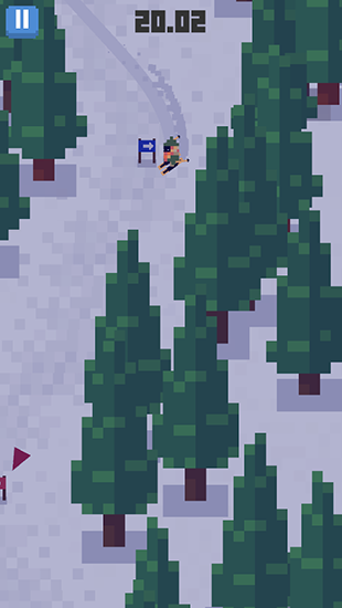 Skiing: Yeti mountain - Android game screenshots.