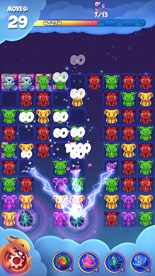 Sky dragon stars: Magic match - Android game screenshots.