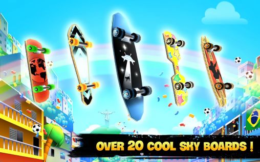 Gameplay of the Skyline skaters: Welcome to Rio for Android phone or tablet.