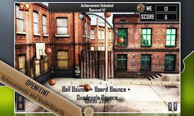 Gameplay of the Slam Dunk Basketball for Android phone or tablet.
