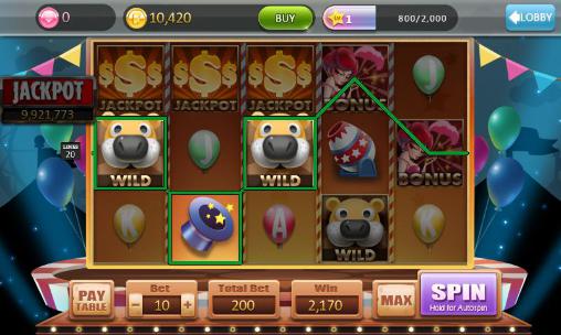 Slot carnival - Android game screenshots.