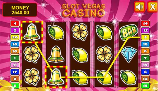Gameplay of the Slot Vegas casino for Android phone or tablet.