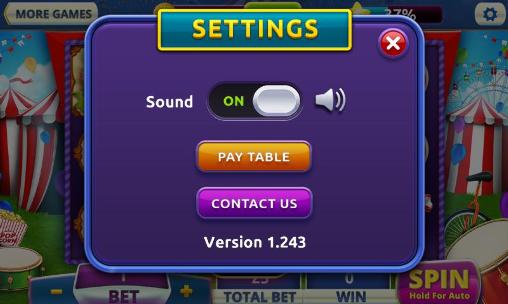 Slots: Carnival casino - Android game screenshots.