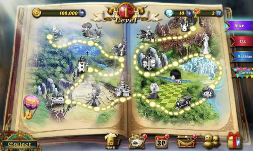 Slots in Wonderland - Android game screenshots.