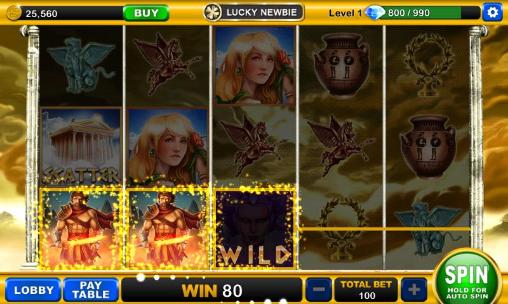 Gameplay of the Slots: Vegas royale for Android phone or tablet.