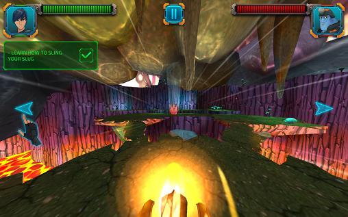 Slugterra: Dark waters - Android game screenshots.