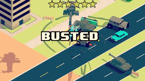 Smashy road: Wanted - Android game screenshots.
