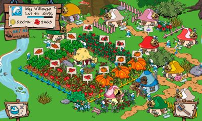 Smurfs' Village - Android game screenshots.