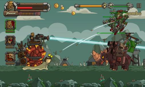 Snail battles - Android game screenshots.
