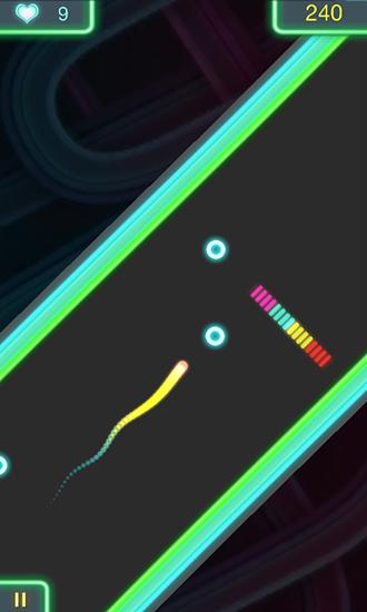 Snaky lines - Android game screenshots.