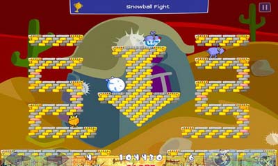 Snowball. The adventures of Teddy bear - Android game screenshots.